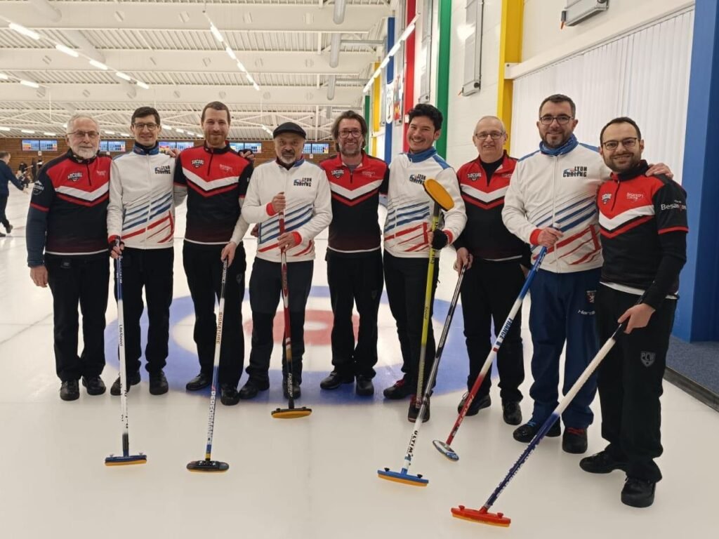 Championnat de France de curling 2025 - Catégorie Homme Lyon Curling et Besançon curling lors du Championnat de France de Curling 2025 - catégorie Homme