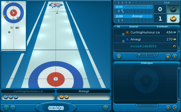 Curling virtuel : c’est maintenant !