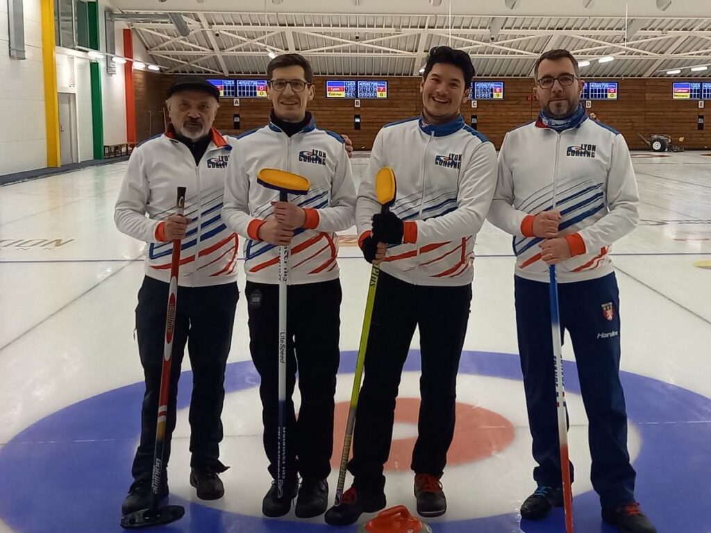 Équipe de Lyon Curling lors du Championnat de France de Curling 2025